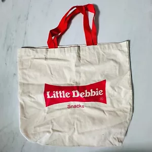Little Debbie Snacks Canvas Beuteltasche mit Zwickel unten 18" x 16" Sonnengürtel Snacks - Bild 1 von 4