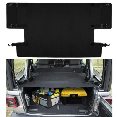 Capa organizadora de carga porta-malas retrátil sombra para Jeep Wrangler JL JLU 2018-2020 - Imagem 1 de 4