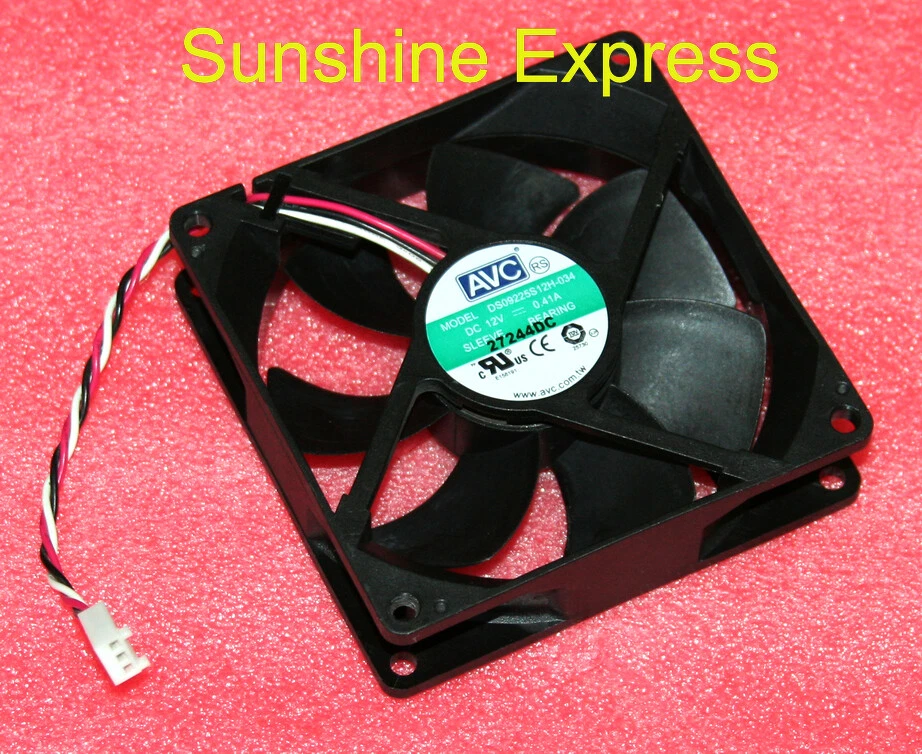 AVC Cooling Fan DS09225S12H-034 92x92x25mm DC 12V 0.41A 3-pin - Image 1 of 1