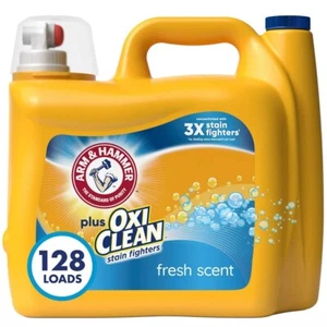 Arm & Hammer Plus OxiClean Fresh Scent Liquid Laundry Detergent - Picture 1 of 4