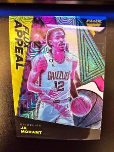 2022-23 Panini Flux Ja Morant Memphis Grizzlies MOJO PRIZM Nº 10 RARO! - Imagen 1 de 1