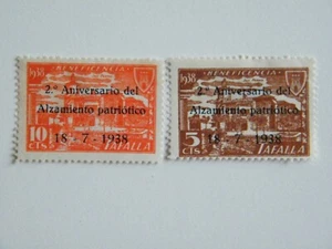 Sello Local guerra civil Tafalla (Navarra) gálvez nºB855/56 - Imagen 1 de 1