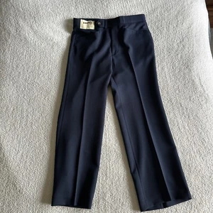 VTG 70s Levi’s Panatela Sportswear Navy Straight Leg Dress Pants (34x29) NWT - Picture 1 of 5