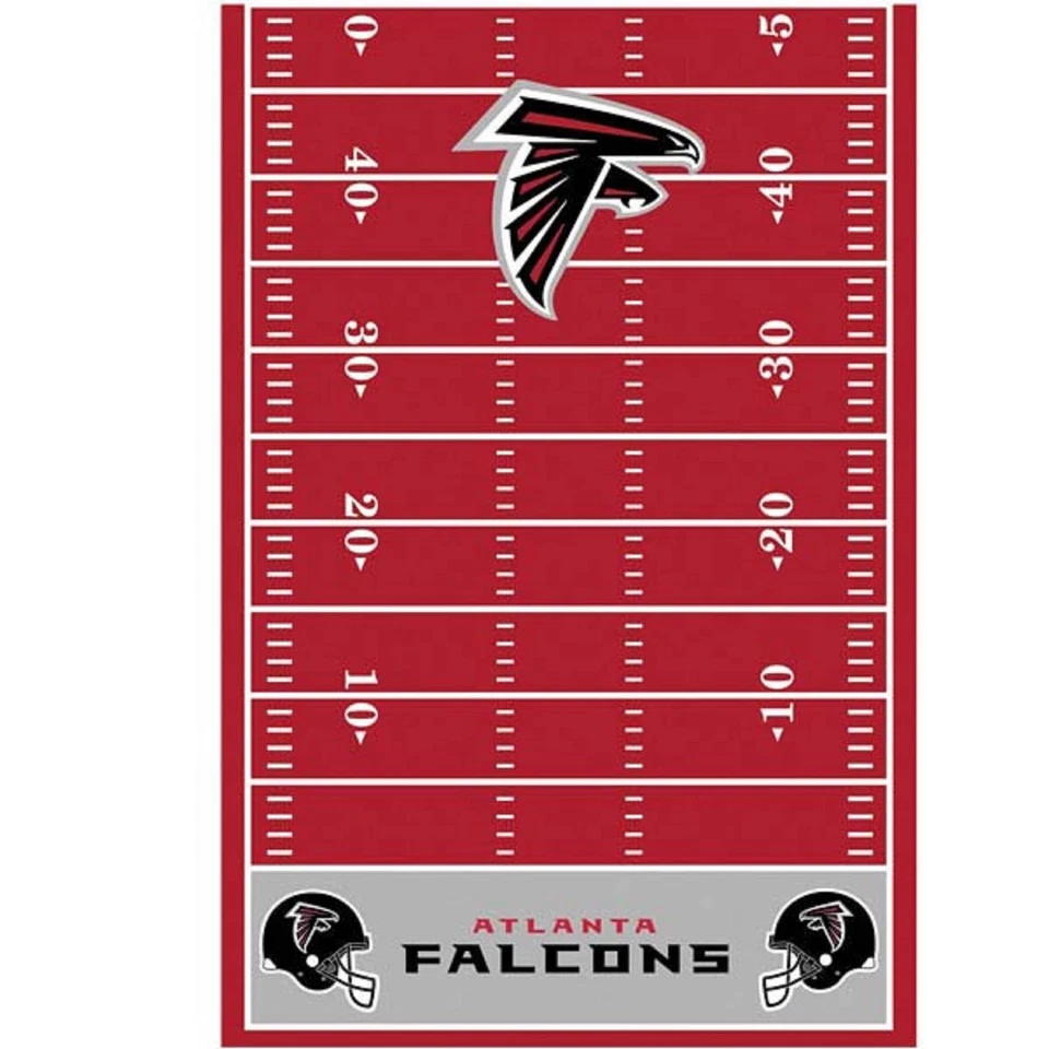 Atlanta Falcons NFL Fútbol Profesional Deportes Fiesta Decoración Plástico Mantel Foto 1 de 1