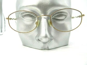 Vintage Womens Eyeglasses Frames Sophia Loren Wavy Copper metal Zyloware - Picture 1 of 7