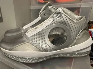 Size 12 - Nike Air Jordan 2010 Anniversary Edition Metallic Silver 387358-006 - Picture 1 of 6