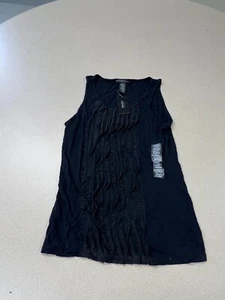 Design History Womens Tank Top Sleeveless Scoop Neck Black Size Medium Nwt 104 - Picture 1 of 9
