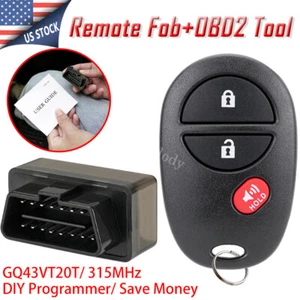 Remote Key Fob for Toyota Tacoma Tundra Highlander 2008 2009 2010 2011 2012 2013 - Picture 1 of 11