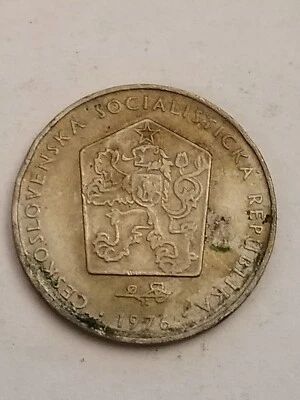 VINTAGE 1976 Czechoslovakia - 2 Koruna Coin - Image 1 of 2