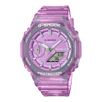 NUEVO Reloj Casio G-Shock Serie S ROSA ESQUELETO Ana-Digi Mujer GMAS2100SK-4A Foto 1 de 4