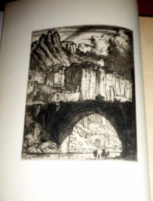 1924 Fine Prints of the Year, Original, Brangwyn Etching. Engravings - Image 1 of 4