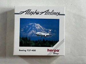 Herpa  501309 1:500 Diecast Airliner Alaska Airlines Boeing 737-400 - Picture 1 of 1