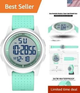 Dynamic Sports Watch - Ultra-Thin, Waterproof, Perfect for Active Lifestyles - Picture 1 of 9