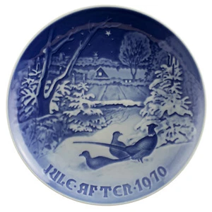 ROYAL COPENHAGEN BING&GRONDAHL PIATTO DI NATALE 1970 ORIGINALE PORCELLANA PRIMA - Picture 1 of 4