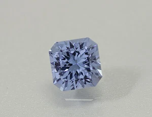 Spinel. Aquamarine Color  Lab Created. Square Portuguese Cut. 6.50 cts. 10.25 mm - Picture 1 of 4