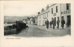 PRINTED POSTCARD OF SHORE STREET, ULLAPOOL, CROMARTYSHIRE, SCOTLAND - Picture 1 of 2