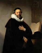 Portrait of Johannes Wtenbogaert (1633) Rembrandt wall art poster print