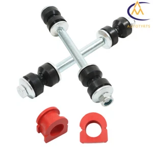 Front Sway Bar Links & Bushings For 07-18 Chevrolet GMC Cadillac K700538 K200222 - Picture 1 of 11