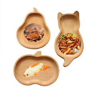  Snack Tray for Restaurant Japaneses Style Food Plate Wooden