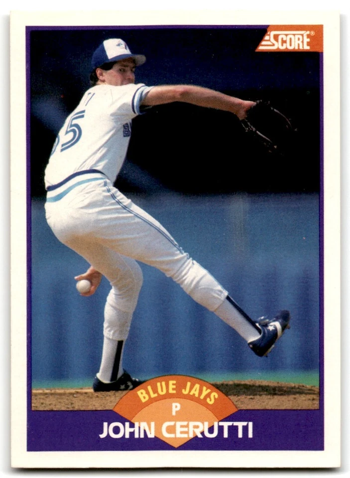 1989 Score John Cerutti p Toronto Blue Jays #304 - Image 1 of 2