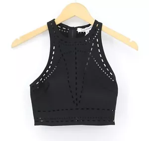 ELIZABETH AND JAMES NEW UPTON BLACK WOMENS TOP RRP £215 HH - Picture 1 of 4