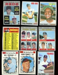 1970 Topps Baseball Card Lot Starter Set 247 Different - Picture 1 of 1