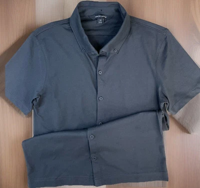 Mercer Mettle Shirt Stretch Pique Polo Button Front Short Sleeve Men Sz XS - Image 1 of 4