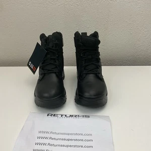 12394 5.11 Tactical Men's ATAC 2.0 6" Side Zip Boots 4 R Black - Picture 1 of 6