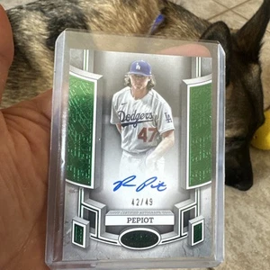 2024 Topps Tier One Break Out Auto Green Foil /49 Ryan Pepiot #BOA-RP Auto SSP - Picture 1 of 2