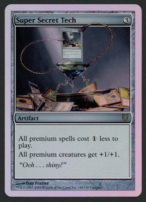 ***FOIL Super Secret Tech*** MTG Unhinged Magic Kid Icarus - Image 1 of 2