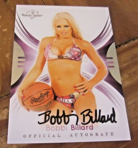 Bobbi Billard Autographed 2015 Bench Warmer Signature Series Autographs #24 Card - Picture 1 of 2