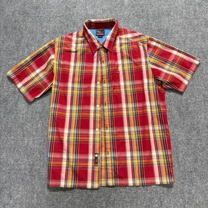 Quicksilver Oberhemd Herren XL kariert Knopfleiste Baumwolle bestickt Y2K - Bild 1 von 13