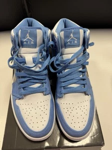 Air Jordan 1 Retro Alpha UNC University Blue 2007 Slightly Worn Sz 10 - Picture 1 of 8