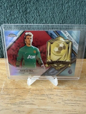 David De Gea Topps Chrome 2019 Premier League Debut 03/10 Manchester United - Image 1 of 2