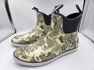 HUK Rogue Wave Fishing Boots Boat Deck Shoes Men’s Size 13 Green Camo Set Sail - Picture 1 of 6
