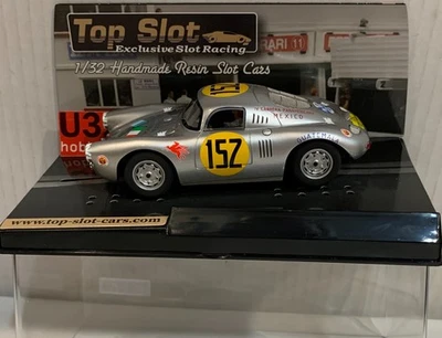 SLOT CAR TOP SLOT 7306 PORSCHE 550 COUPE PANAMERICANA #152 WINNER 1953 LIMITED - Imagen 1 de 4
