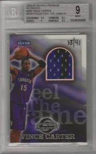 2004-05 Vince Carter Skybox Premium gioco usato BUYBACKS #38/41 1999-00 BGS 9 OTTIME CONDIZIONI - Foto 1 di 2
