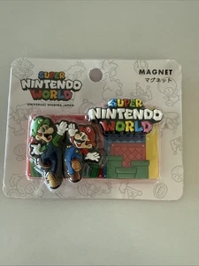 USJ Super Nintendo World Mario and Luigi Magnet Universal Studios Japan Limited - Picture 1 of 4