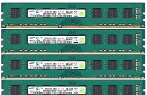 Samsung 16GB 4x 4GB DDR3 1600 MHZ Dimm RAM Memory Desktop PC-12800 240Pin - Picture 1 of 1