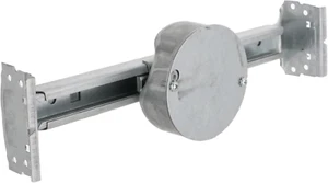 Raco 926 4 Zoll Runde Kwik-Brace Deckenventilator-bewertete Unterstützung, 4 Zoll, Silber - Bild 1 von 12