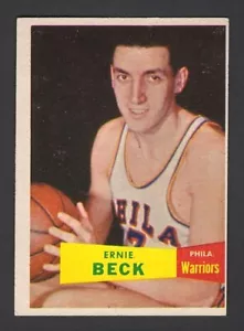 Ernie Beck Philadelphia Warriors 1957 Topps Card #36 SP - Picture 1 of 2