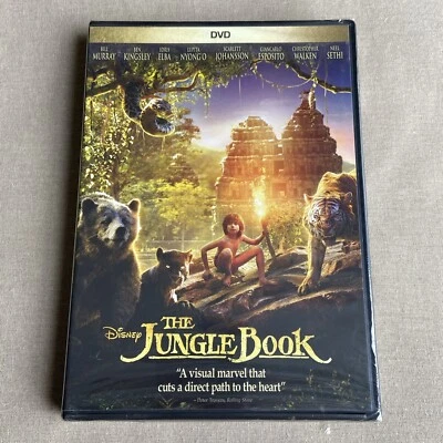 Disney: The Jungle Book (DVD 2016 NEW) Live-Action Animated Remake Mowgli Baloo - Image 1 of 4