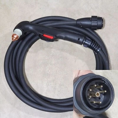 Replacement PAC123 Plasma Torch Fit Powermax 600 Use Hypertherm 45 Parts - Image 1 of 4