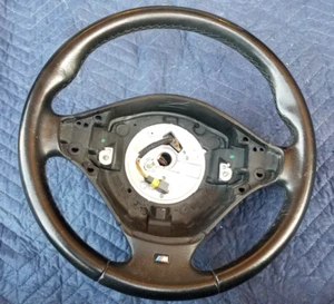 '94-02 BMW E36 E39 Z3 M-Tech Leather Sport Steering Wheel Dual type +Clockspring - Picture 1 of 23