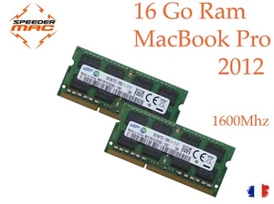  16 GB (2x 8GB) PC3L SO-DIMM 1600MHz MacBook Pro 2012 Memoire NON-ECC - Photo 1/2