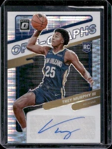 Trey Murphy III 2021-22 Panini Optic Opti-Graphs Pulsar Prizm Auto Rc/20 - Foto 1 di 3