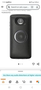 Motorola Speaker for Moto Z family - Black . Missing Original Packaging - Photo 1 sur 3