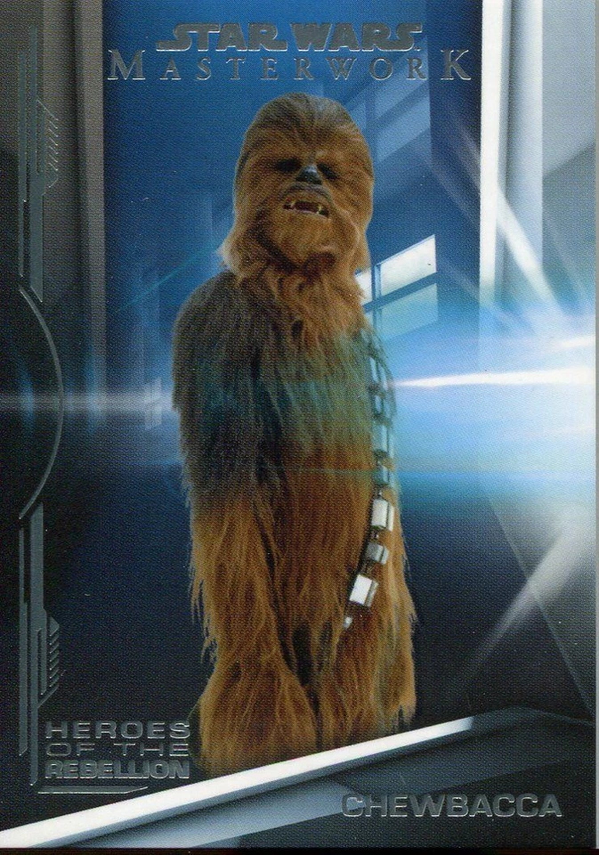 Star Wars Masterwork 2019 Heroes Of The Rebellion Chase Card HR-4 Chewbacca - Image 1 of 1