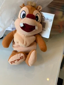 Walt Disney Chip und Dale Chipmunk 7 Zoll Sitzsack Stofftier Spielzeug NEU mit Etikett - Bild 1 von 1