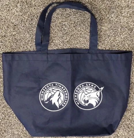 Minnesota Timberwolves Lynx Reusable Grocery Bag NBA WBNA Shopping Bag Cover
